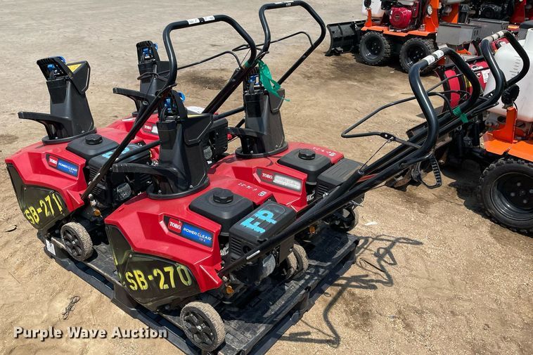 image for item DS8979 (4) Toro Power Clear snow blowers