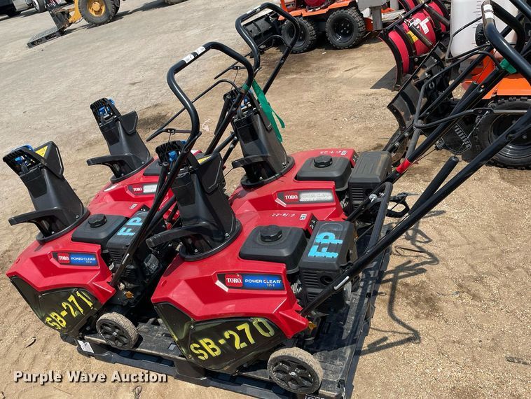 image for item DS8979 (4) Toro Power Clear snow blowers