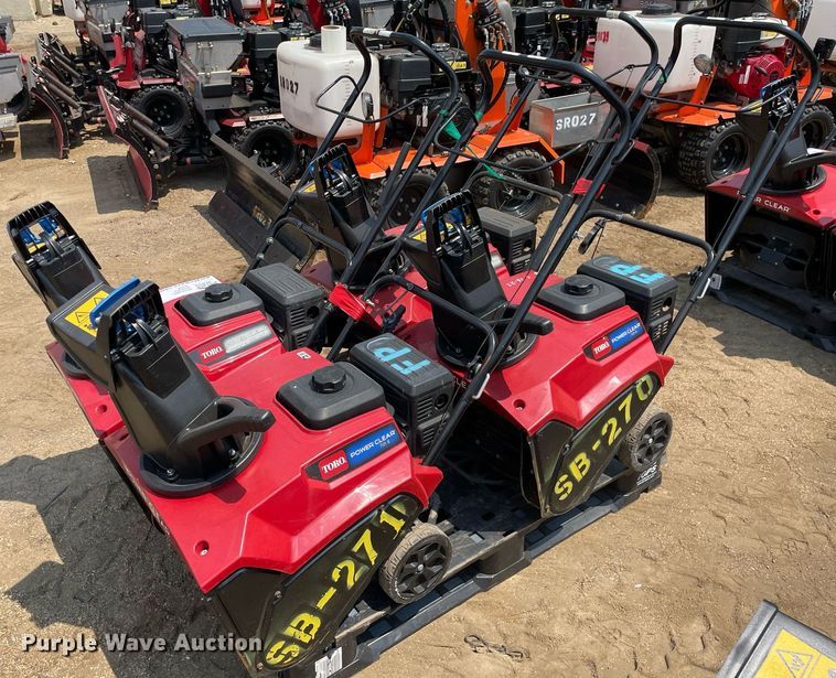 image for item DS8979 (4) Toro Power Clear snow blowers