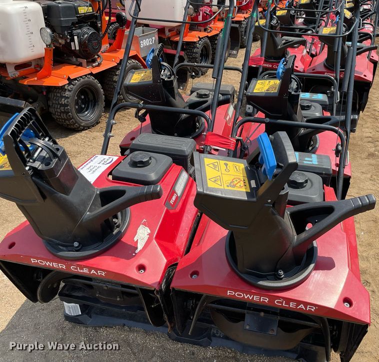 image for item DS8979 (4) Toro Power Clear snow blowers