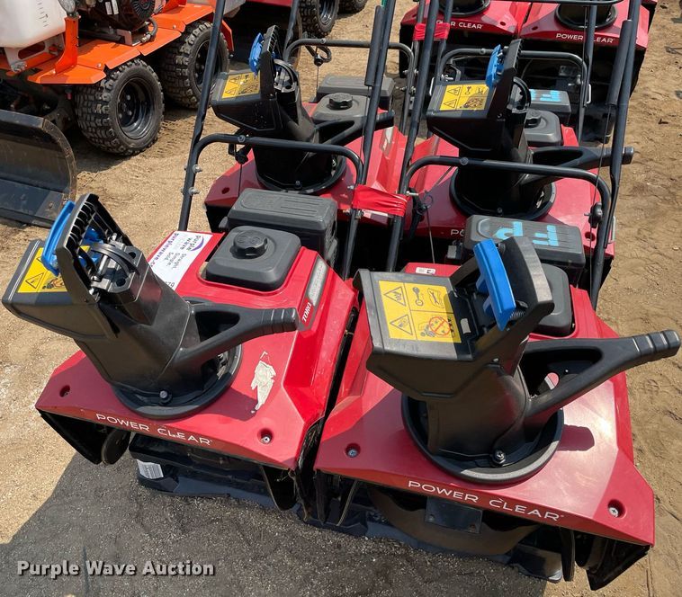 image for item DS8979 (4) Toro Power Clear snow blowers