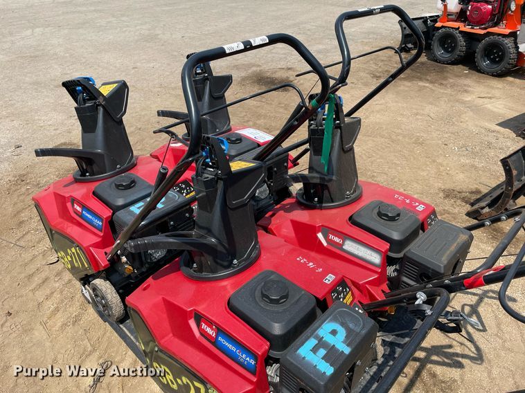 image for item DS8979 (4) Toro Power Clear snow blowers