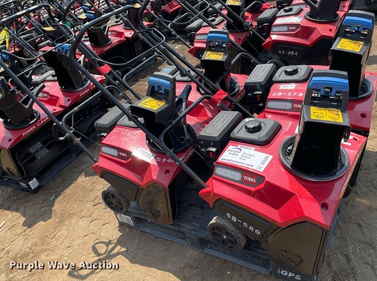 image for item DS8980 (4) Toro Power Clear snow blowers