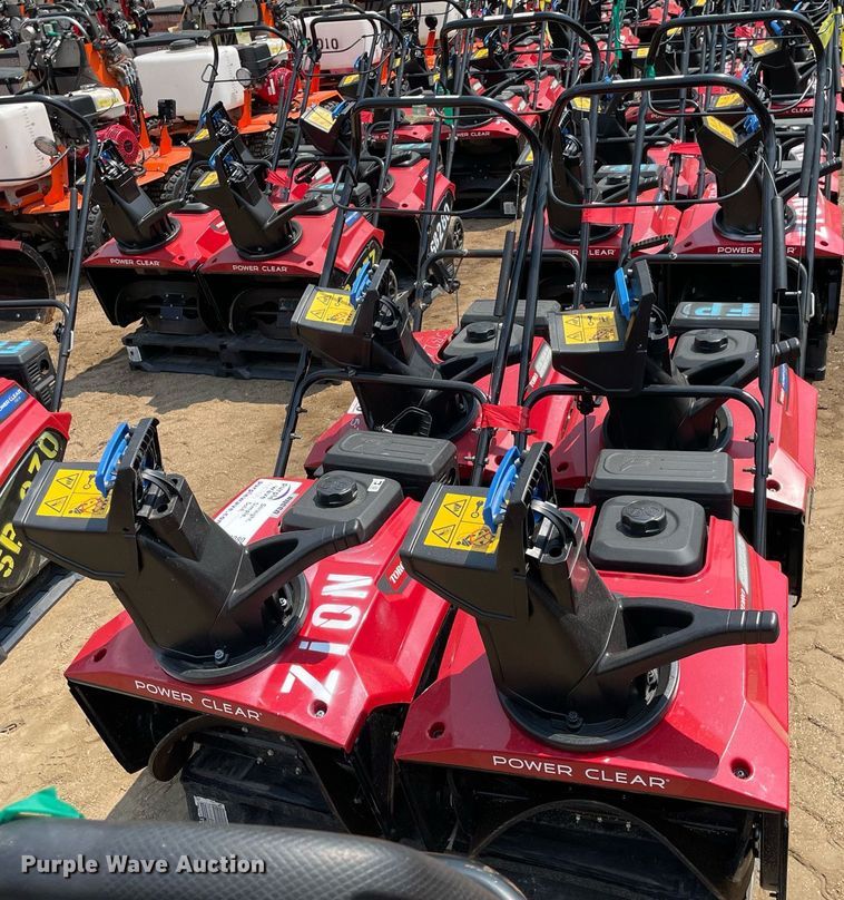 image for item DS8980 (4) Toro Power Clear snow blowers