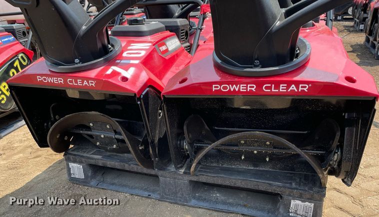image for item DS8980 (4) Toro Power Clear snow blowers