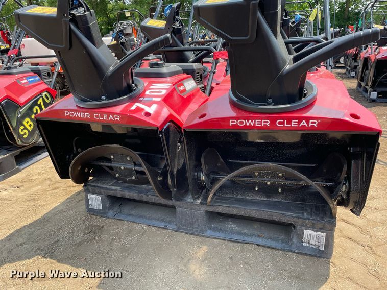 image for item DS8980 (4) Toro Power Clear snow blowers