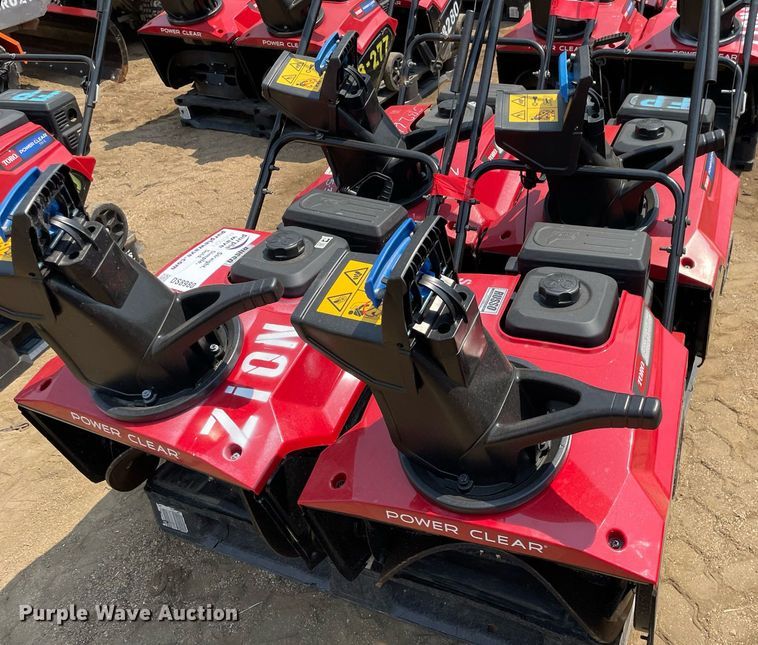 image for item DS8980 (4) Toro Power Clear snow blowers