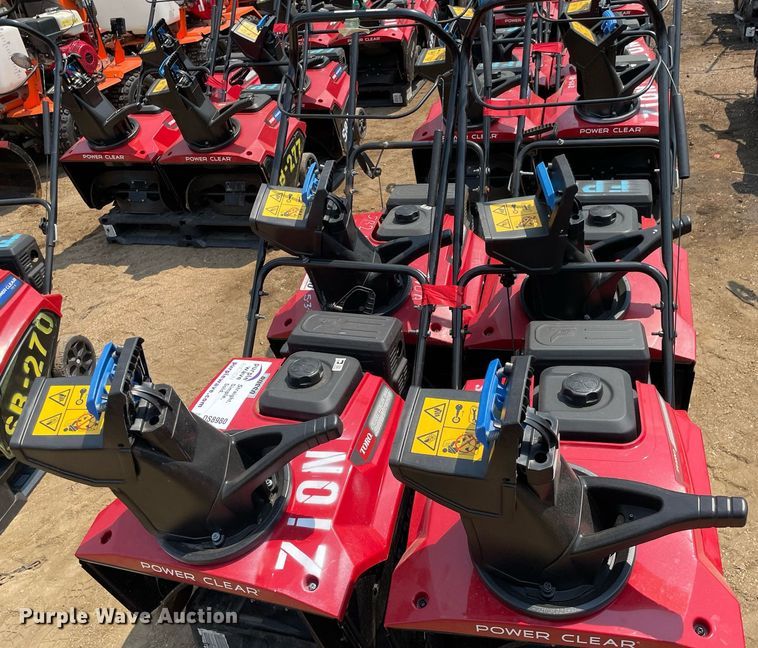 image for item DS8980 (4) Toro Power Clear snow blowers
