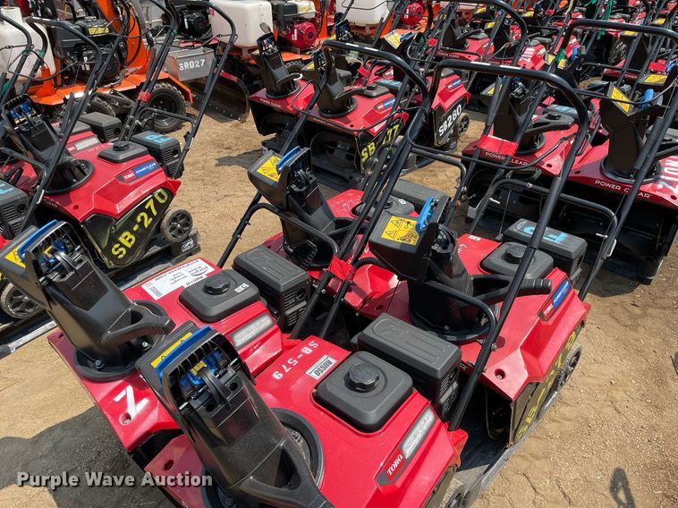 image for item DS8980 (4) Toro Power Clear snow blowers