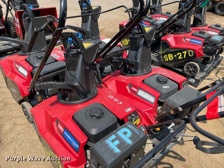 image for item DS8980 (4) Toro Power Clear snow blowers