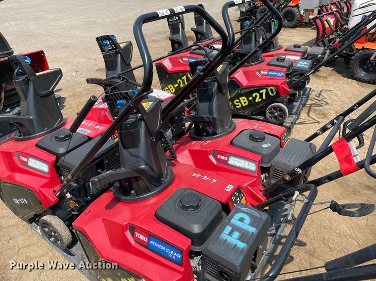 image for item DS8980 (4) Toro Power Clear snow blowers