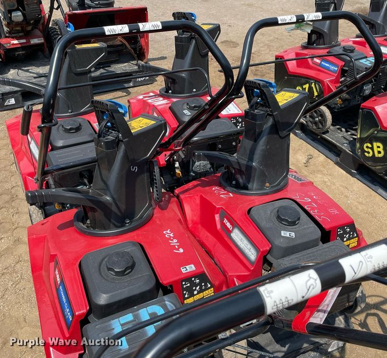 image for item DS8980 (4) Toro Power Clear snow blowers