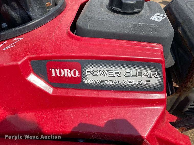 image for item DS8980 (4) Toro Power Clear snow blowers
