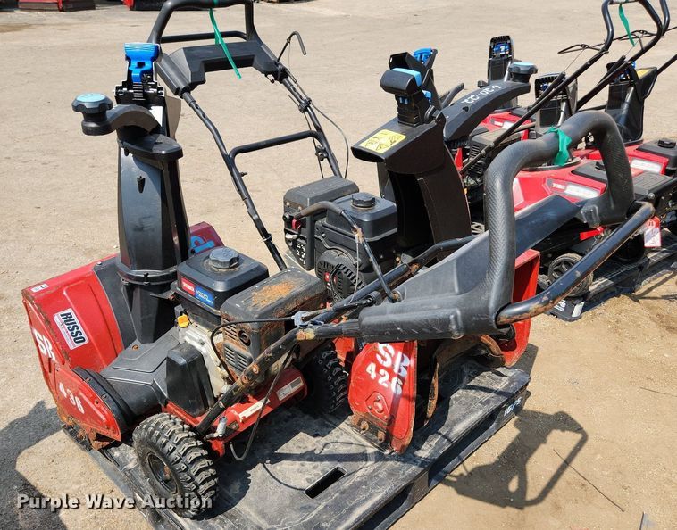 image for item DS8981 (2) Toro Snowmaster 724 ZXR snow blowers