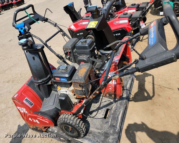 image for item DS8981 (2) Toro Snowmaster 724 ZXR snow blowers