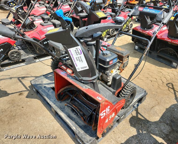 image for item DS8981 (2) Toro Snowmaster 724 ZXR snow blowers