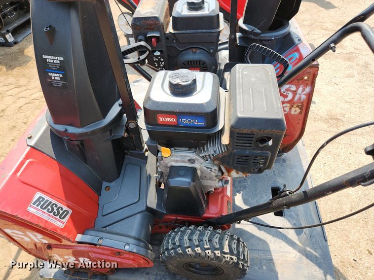 image for item DS8981 (2) Toro Snowmaster 724 ZXR snow blowers