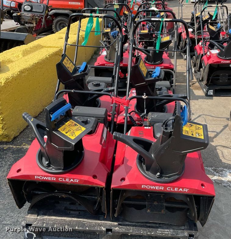 image for item DS8984 (4) Toro Power Clear snow blowers