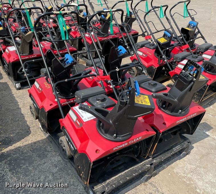 image for item DS8984 (4) Toro Power Clear snow blowers