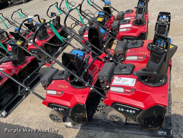 image for item DS8984 (4) Toro Power Clear snow blowers