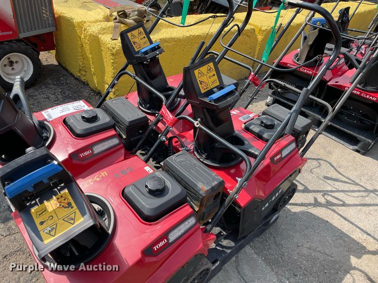 image for item DS8984 (4) Toro Power Clear snow blowers