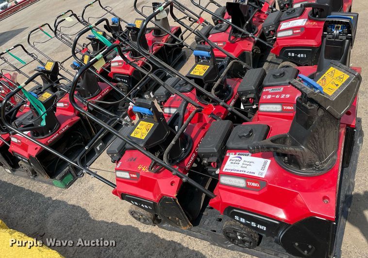 image for item DS8985 (4) Toro Power Clear snow blowers