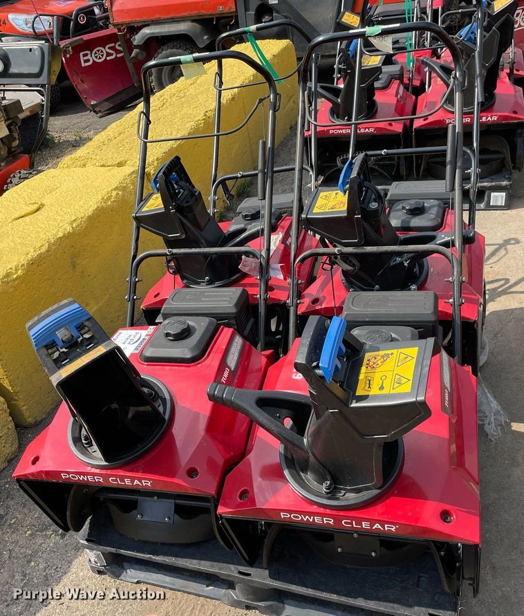 image for item DS8985 (4) Toro Power Clear snow blowers
