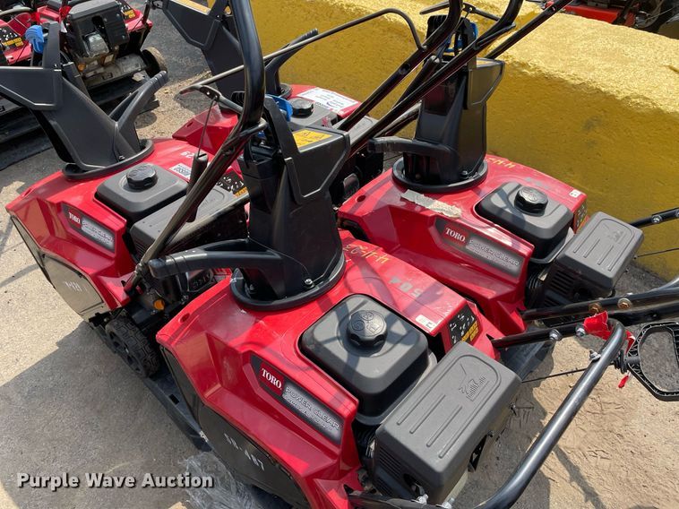 image for item DS8985 (4) Toro Power Clear snow blowers