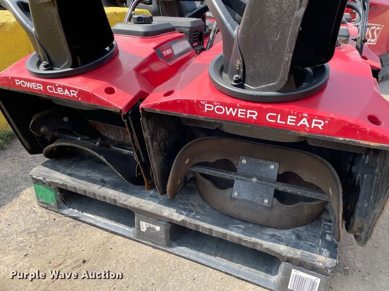 image for item DS8986 (4) Toro Power Clear snow blowers