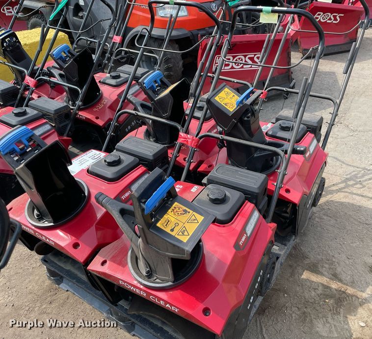 image for item DS8987 (4) Toro Power Clear snow blowers