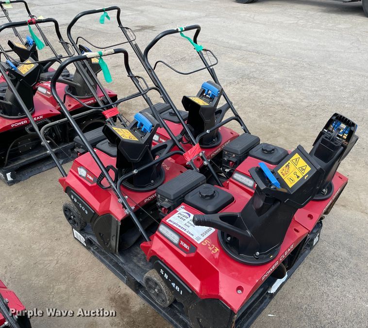 image for item DS8988 (4) Toro Power Clear snow blowers
