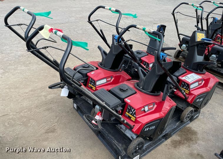 image for item DS8988 (4) Toro Power Clear snow blowers