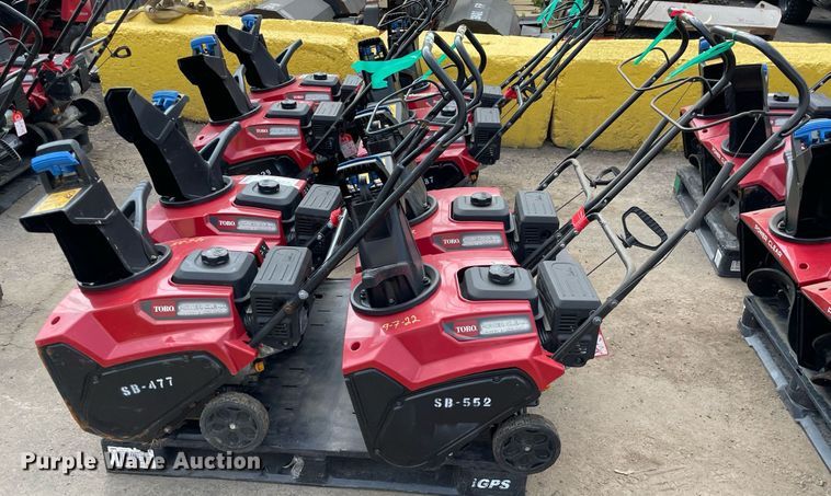 image for item DS8988 (4) Toro Power Clear snow blowers
