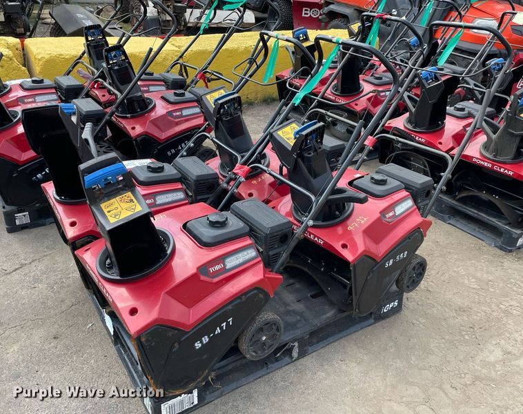 image for item DS8988 (4) Toro Power Clear snow blowers