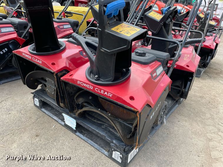 image for item DS8988 (4) Toro Power Clear snow blowers