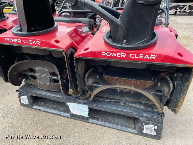 image for item DS8988 (4) Toro Power Clear snow blowers