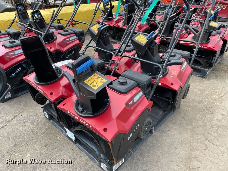 image for item DS8988 (4) Toro Power Clear snow blowers