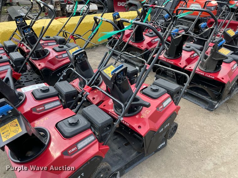 image for item DS8988 (4) Toro Power Clear snow blowers