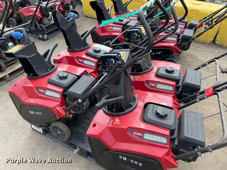 image for item DS8988 (4) Toro Power Clear snow blowers