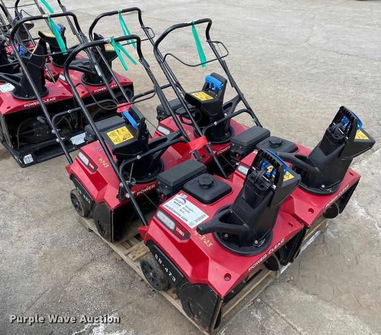 image for item DS8989 (4) Toro Power Clear snow blowers
