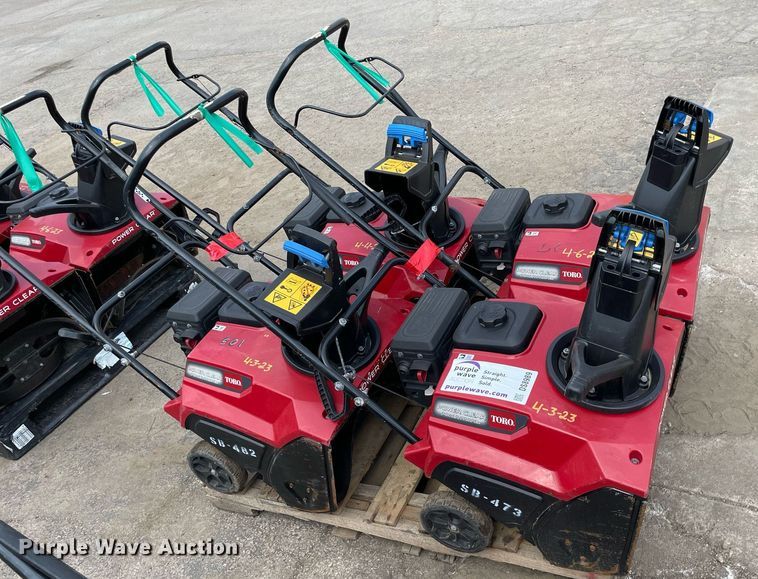 image for item DS8989 (4) Toro Power Clear snow blowers