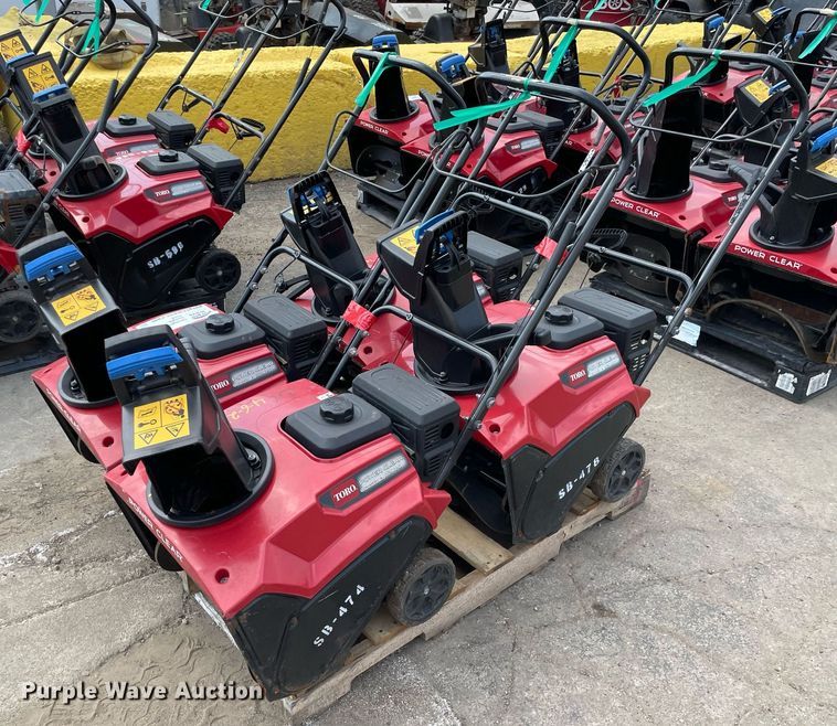 image for item DS8989 (4) Toro Power Clear snow blowers