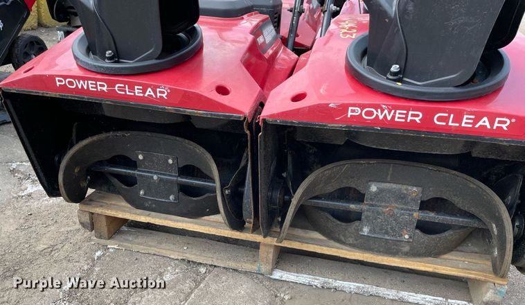 image for item DS8989 (4) Toro Power Clear snow blowers