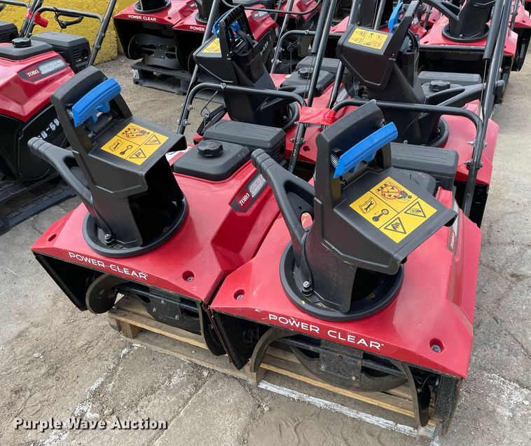 image for item DS8989 (4) Toro Power Clear snow blowers