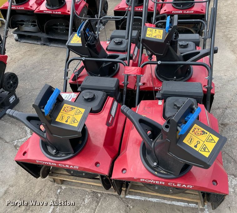 image for item DS8989 (4) Toro Power Clear snow blowers