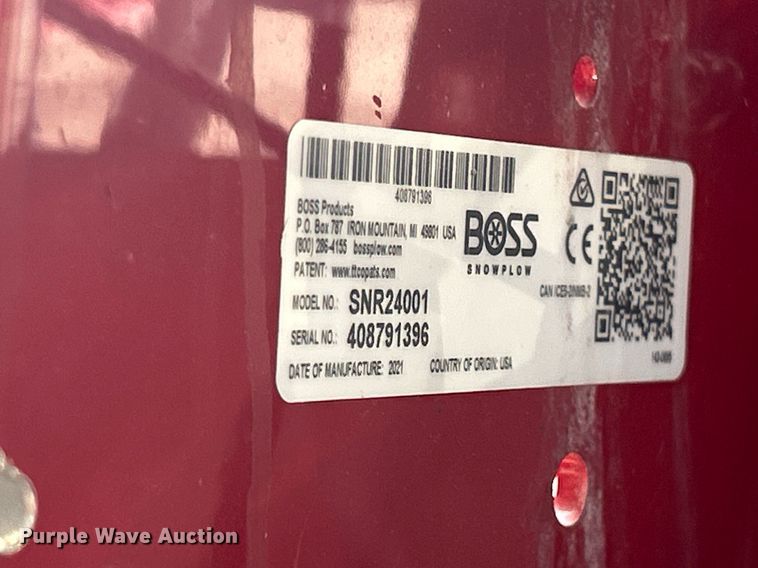 image for item DS8990 2021 Boss Snowrator