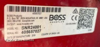 image for item DS8993 2019 Boss Snowrator