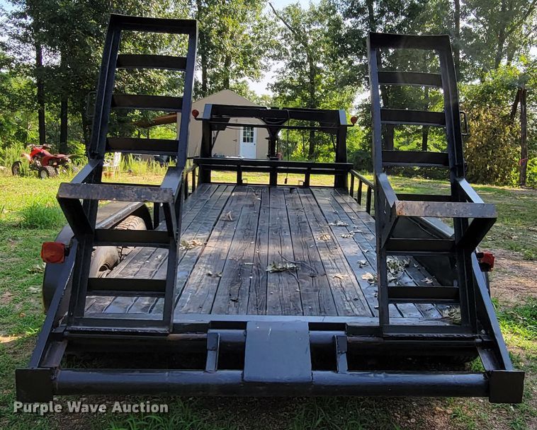 image for item HY9034 Shop built  equipment trailer