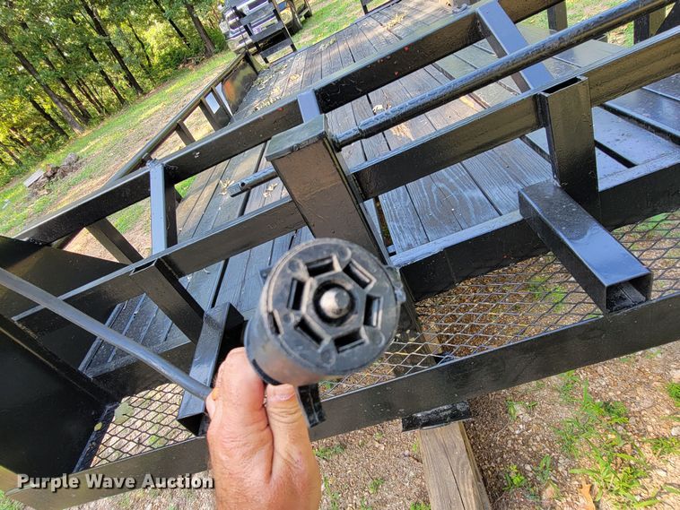 image for item HY9034 Shop built  equipment trailer