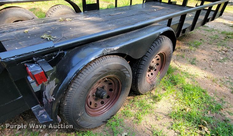 image for item HY9034 Shop built  equipment trailer